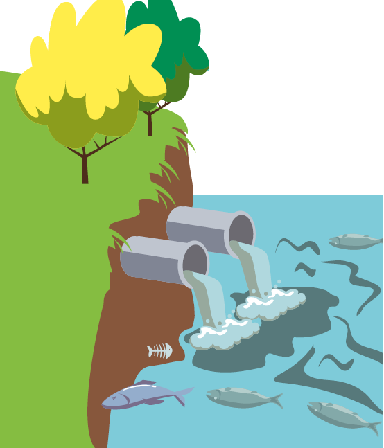 illustration rejet des eaux usées