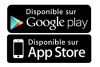 logo googleplay et appstore